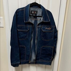 Men's Dark Blue Denim Jacket by
